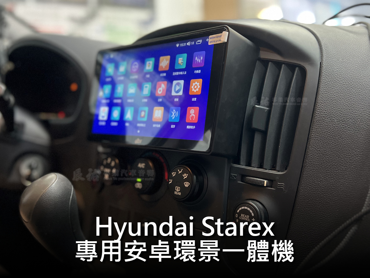Hyundai Grand Starex 9吋安卓環景一體機 08-14年:圖片 3